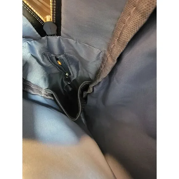 Canvas Grey 15.6" Laptop Backpack USB Charging Port - British Vintage Style - Picture 14 of 15